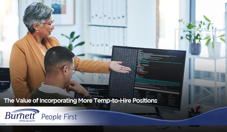The Value of Incorporating More Temp-to-Hire Positions