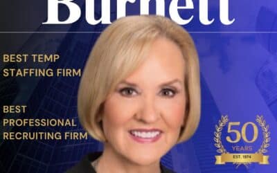 Forbes.com recognizes Burnett  – America’s Best Temp Staffing Firms and Professional Recruiting Firms for 2024