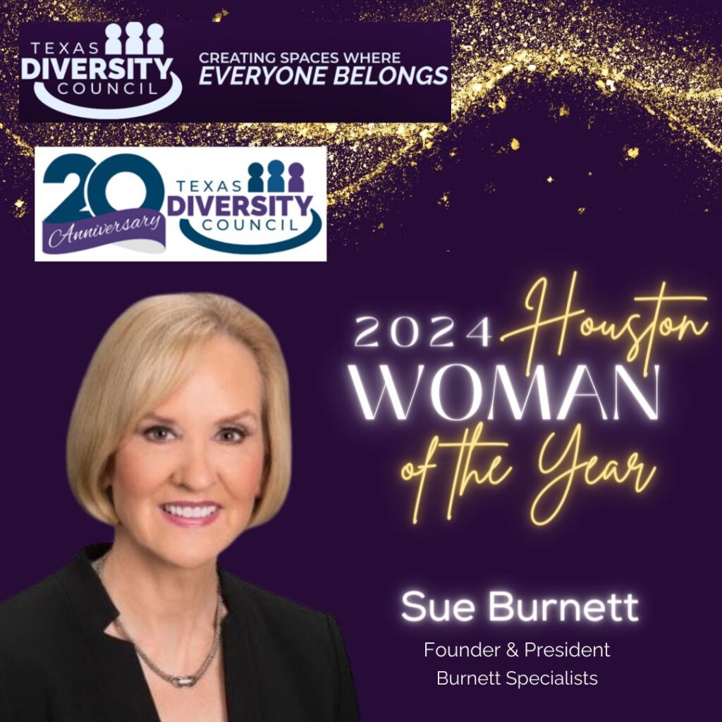 Sue Burnett named Woman of the Year by Texas Diversity Council