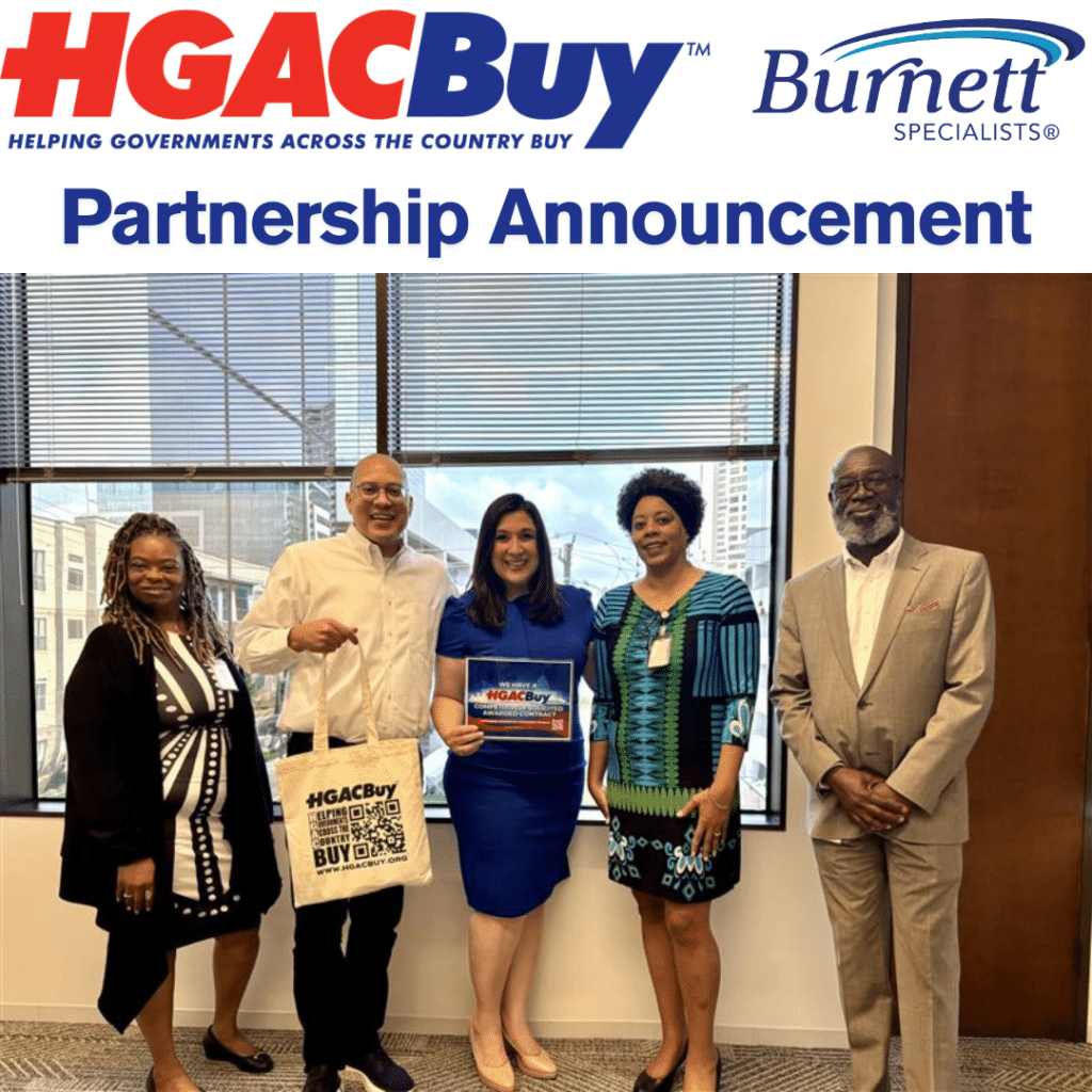 Burnett Specialists Awarded New 4-Year HGACBuy Contract!