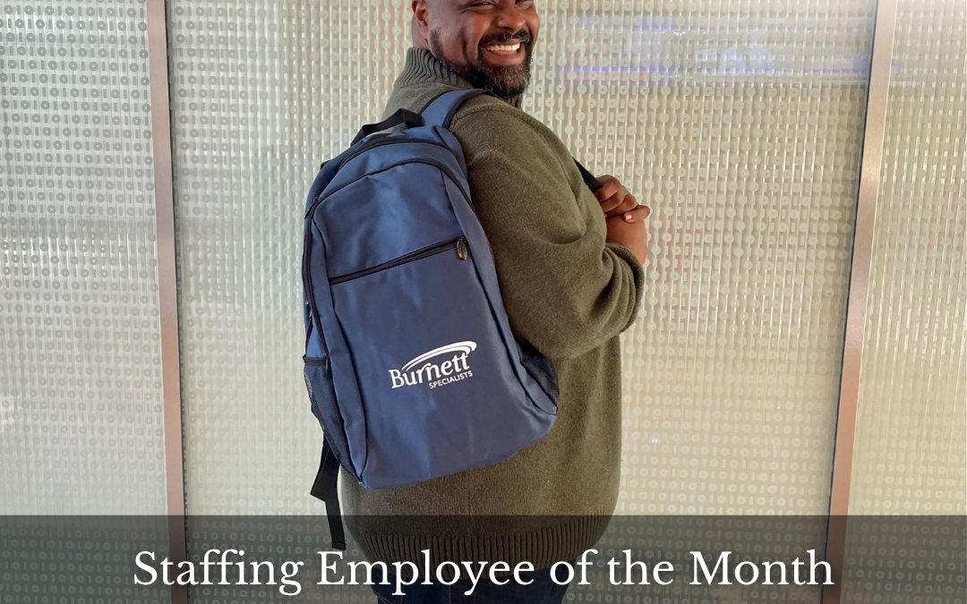 Jason Parker’s Journey of Growth Earns Him June’s Staffing Employee of the Month Honor