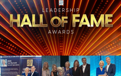 Burnett Specialists News 14 Sue Burnett Inducted into the ASA Leadership Hall of Fame