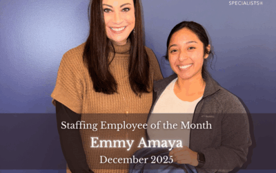 Burnett Specialists News 7 Burnett Specialists Celebrates Emmy Amaya – December Staffing Employee of the Month!