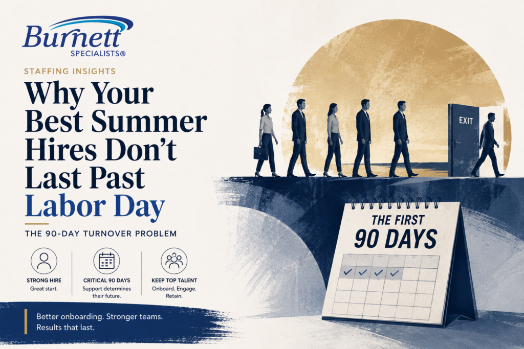 Why Your Best Summer Hires Don’t Last Past Labor Day: The 90-Day Turnover Problem