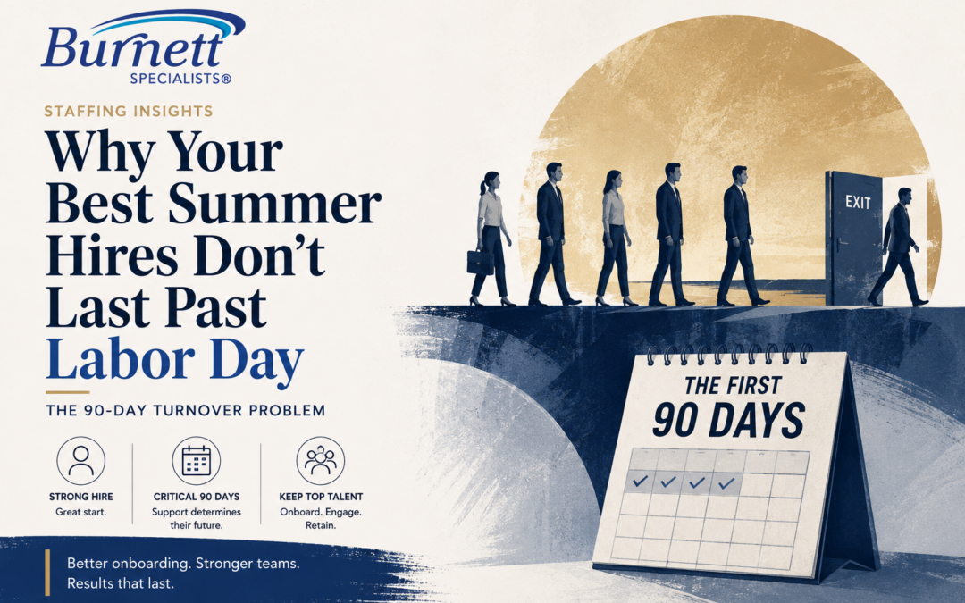 Why Your Best Summer Hires Don’t Last Past Labor Day: The 90-Day Turnover Problem