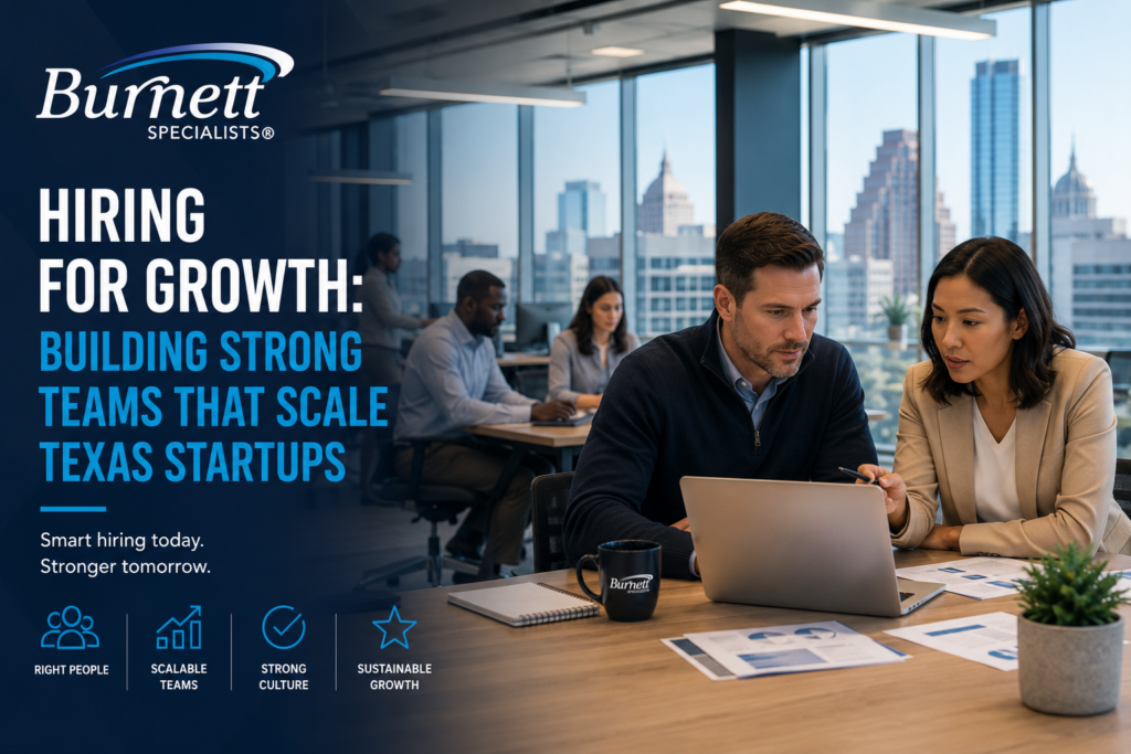 Hiring for Growth: How Texas Startups and Scale-Ups Should Build Their First 50, 100 Person Teams